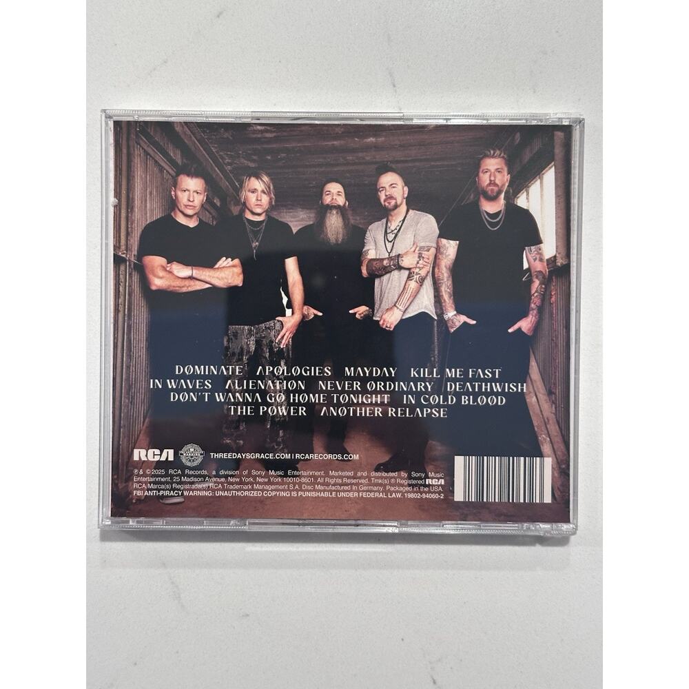 Three Days Grace SIGNED Alienation CD AUTOGRAPHED #1 - Picture 9 of 9